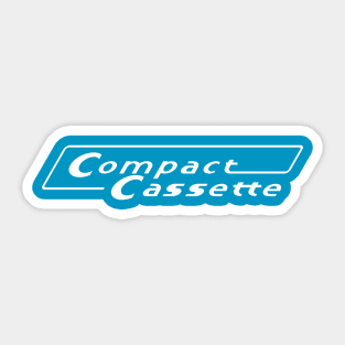 Compact Cassette (light) Sticker